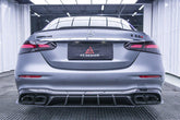 Mercedes Benz E-Class E350 E450 W213 2017 2018 2019 2020 2021 2022 2023 2024 & E53 E63 W213 2018 2019 2020 2021 2022 2023 2024 with Aftermarket Parts - AE Rear Spoiler Carbon Fiber from ArmorExtend